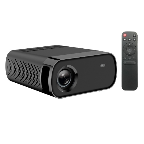 

GX100 Mini LCD LED Projector 1080P Home Theater Multimedia Player Wireless Mirroring with HD IN USB TF Card Slot 3.5mm Audio Output Remote Controller