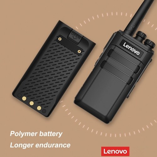 

Lenovo N7 Walkie Talkie 16 Channel Professional FM Transceiver Handheld Two Way Radios Rechargeable with Battery and Charging Dock