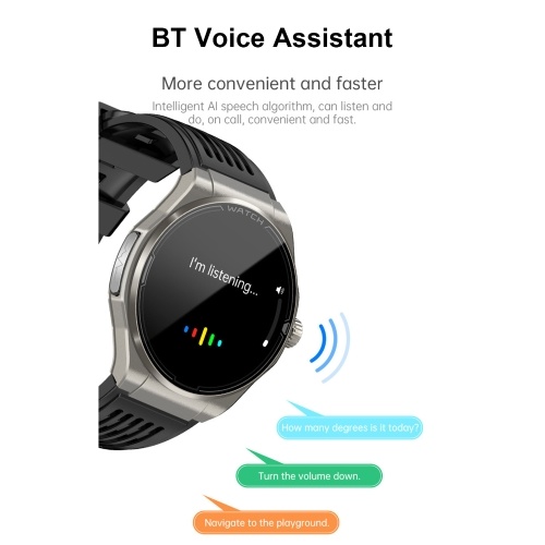 1.43-inch AMOLED Screen Smartwatch BT Talk/Non-invasive Glucose/Uric Acid/Lipids/Blood Pressure/ECG/Built-in 295mAh Li-ion Battery 