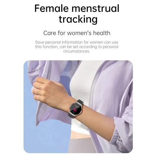 1.43-inch AMOLED Screen Smartwatch BT Talk/Non-invasive Glucose/Uric Acid/Lipids/Blood Pressure/ECG/Built-in 295mAh Li-ion Battery 