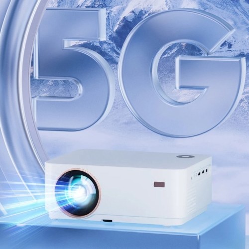 

Портативный ЖК-проектор Smart Android 1080P Домашний кинотеатр 2,4G/5G Двухдиапазонный Wi-Fi BT5.0 Медиаплеер Автофокус Коррекция трапецеидальных искажений с дистанционным управлением