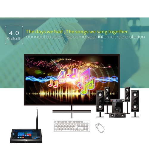 

PiPO X9 Smart TV Box 1080P Windows 10 Atom Z3736F (Quad-Core) + Android 4.4 Dual OS 2GB / 32GB Kodi / XBMC Mini PC Bluetooth 4.0 W