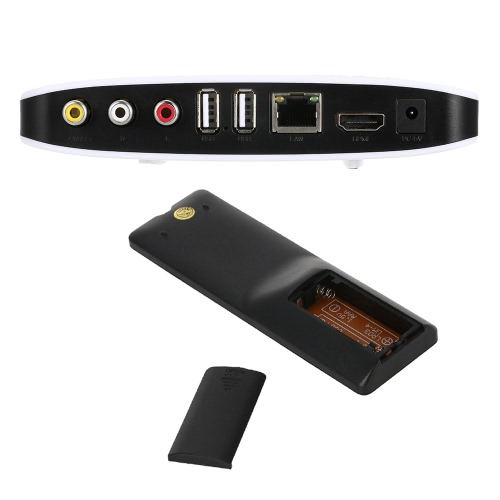 

Смарт Android TV Box андроид 4.4 RK3128t четырехъядерный ARM Cortex A7 1,3 ГГц 512M / 8G 1080P мини-ПК H.265 XBMC DLNA Miracast Ai