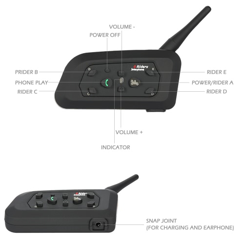 

2 Sets V6-1200 Motorcycle Bluetooth Headset / Intercom