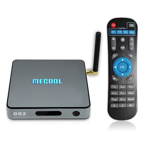 MECOOL BB2 Smart-Android 6.0 TV Box S912 Octa-Core-64bit 2GB / 16GB KODI17.0 XBMC VP9 UHD 4K HD-Mini-PC 2.4G & 5G Wi-Fi Airplay Miracast DLNA BT 4.0 Media Player US-Stecker