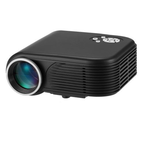 X5 LCD LED Projector 180 Lumens 1080P with HDMI VGA USB AV Remote Control
