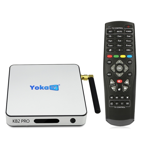 YOKATV KB2 PRO Smart Android Caixa de TV 7.1 Amlogic S912 Octa-core 64 Bit 3GB DDR4 HDR 10 VP9 H.265 UHD 4K Mini PC 2.4G e 5G WiFi 1000M LAN Airplay Miracast BT 4.0 HD Media Player US Plug