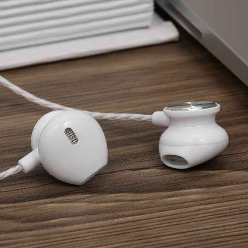

3.5mm Wired Headphones with Mic Music Headset Smart Phone Earphone In-line Control Earbuds