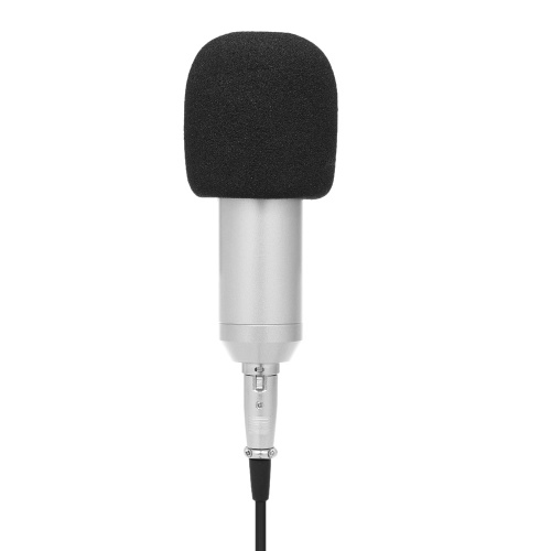 

BM800 Проводной конденсаторный микрофон Studio Sound Профессиональное записывающее устройство Микрофон прямой трансляции с губкой Protector 3,5 мм Аудио кабель