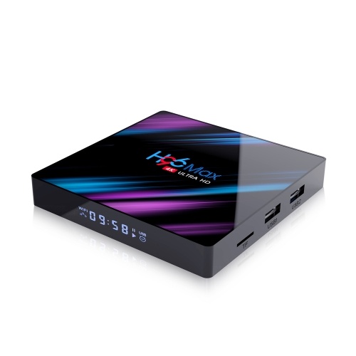 

H96 Max Smart Android 9.0 TV Box RK3318 Четырехъядерный процессор 64 бит UHD 4K VP9 H.265 2 ГБ / 16 ГБ 2,4 ГБ / 5 Г Wi-Fi BT4.0 HD Экран медиаплеера Экран дисплея Пульт дистанционного управления