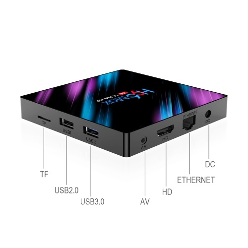 

H96 Max Smart Android 9.0 TV Box RK3318 Quad Core 64 Bit UHD 4K VP9 H.265 4GB / 32GB