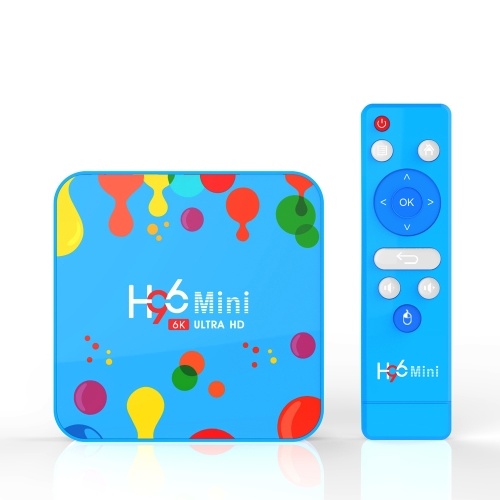 

H96 Mini Allwinner H6 ТВ Box Dual WIFI BT4.0 Android 9.0 Система Quad Core 4K 6K Телевизионный бокс