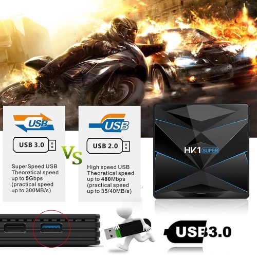 

HK1SUPER Smart Android 9.0 TV Box