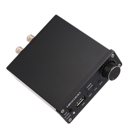 

NIKKODO NK-368R Digital Audio Power Amplifier BT 4.0 Mini HiFi Audio Receiver Amp Dual Channel 50W + 50W with Power Adapter