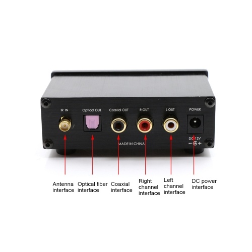

FX-AUDIO MUSE-01 PRO High-Speed Bluetooth Audio Receiver Hi-Fi Audio Digital BT Home Theater Amplifier DC12V / 1A