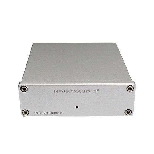 FX-AUDIO BOX-02 Hi-Fi Mini MM & MC Аудио усилитель для проигрывателя домашних кинотеатров