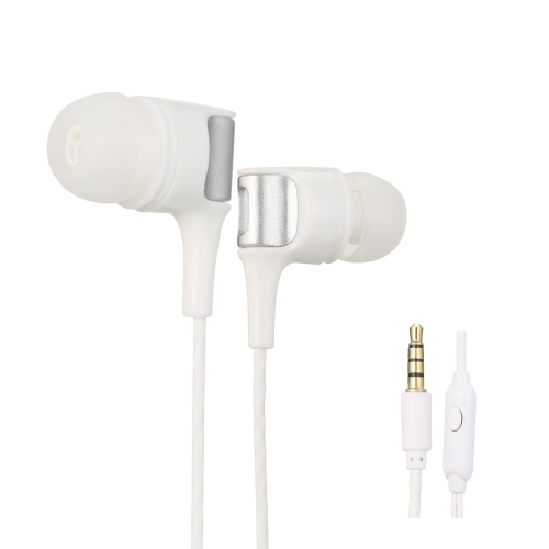 In-ear Headphones Wired Headset 3.5mm Jack Stereo Earphone In-line Control with Mic for Smart Phone Tablet PC