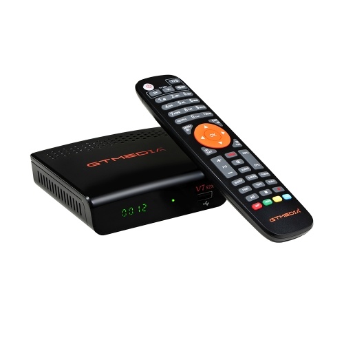 

GTMEDIA V7 S2X TV Receiver HD 1080P Support DVB-S/S2/S2X AVS+VCM/ACM/Multi-stream/T2MI Support BISS Auto Roll Online Movie
