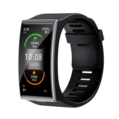 Montre intelligente DM12 avec montre à écran tactile 1,9 `` IP68 étanche prend en charge le moniteur de pression artérielle de fréquence cardiaque BT 5.0 Bracelet Smartwatch intelligent Bracelet de poignet hommes et femmes