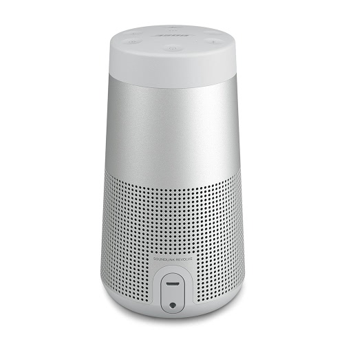 

BOSE SoundLink Revolve BT Speaker Портативный громкоговоритель на 360 ° Stereo Sound W / 12 H Время воспроизведения Aux Micro USB Port IPX4 Водонепроницаемый для смартфона Tablet PC Ноутбук Черный EU Plug