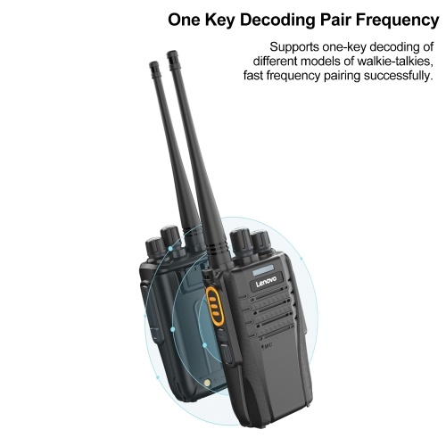 

Lenovo N01 Walkie Talkie 16-канальный профессиональный FM-трансивер Перезаряжаемые портативные двусторонние радиостанции с аккумулятором и зарядным устройством
