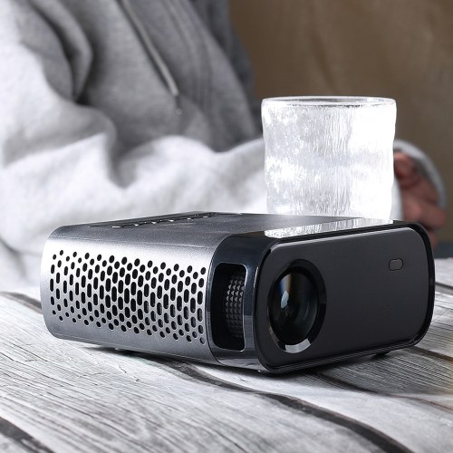 

GX100 Мини-ЖК-светодиодный проектор 1080P Домашний кинотеатр Мультимедийный плеер с HD IN USB Слот для карт памяти TF 3,5 мм Аудиовыход Пульт дистанционного управления
