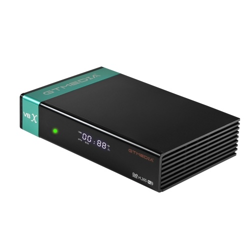 

GTMEDIA V8X LA DVB-S/S2/S2X Signal Receiver Support MU3 IKS Set Top Box SCART OUT CA Card Slot Built-in 2.4G WiFi H.265 Digital TV Signal Receptor