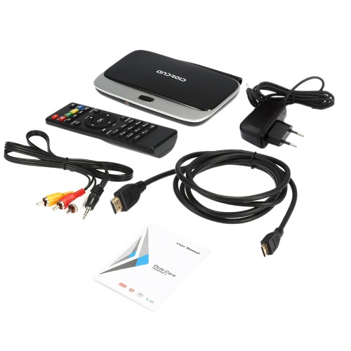 

CS918-4K Smart Android TV Box Android 5.1 RK3368 Octa-Core 64 Bits 2G / 8G XBMC DLNA UHD 4K 3D H.265 WiFi 1000M LAN Bluetooth 4.