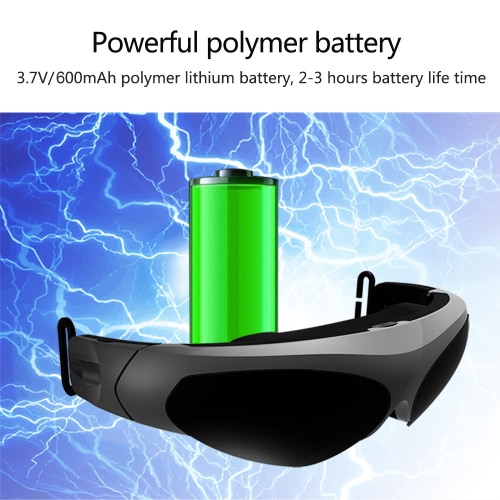 

922A Head-Mounted Display FPV очки 80 дюймов виртуальный широкий экран смарт видео очки AV-вход для Blu-Ray DVD-плеер Дроны MP5 PS3 XBOX TV других цифровых устройств с AV-выход черный разъем EU