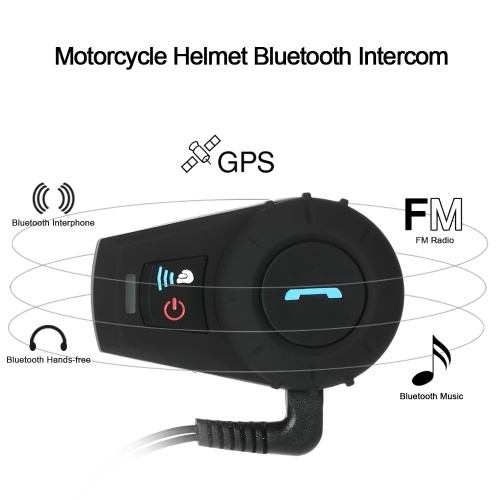 

Freedconn Motorcycle Helmet Bluetooth Intercom Wireless Interphone