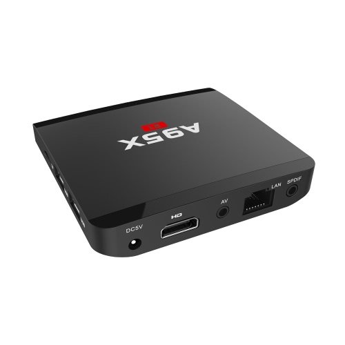 

A95X R1 Smart Android TV Box Android 7.1 RK3229 Quad Core UHD 4K Mini PC WiFi & LAN VP9 DLNA H.265 HD 2.0 Media Player EU Plug