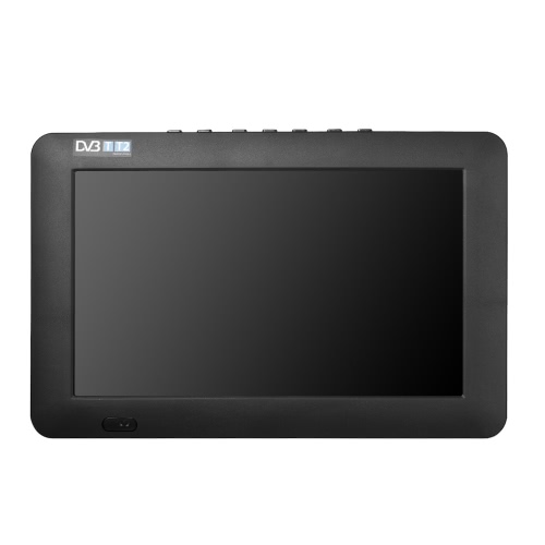 7 polegadas Leitor de TV portátil DVB-T / T2 800 * 400 tela TFT LCD H.265 Suporte Dolby TV digital e analógica com bateria recarregável de 1200 mAh com cartão AV / USB / TF Suporte de porta de áudio de 3,5 mm Uso doméstico ou ao ar livre