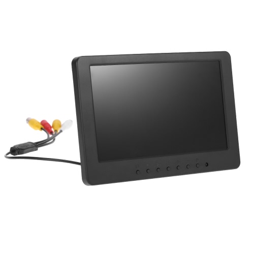 S701 7-дюймовый экран монитора TFT LCD 16: 9 1024 * 600 BNC AV Video Audio для безопасности ПК VCD DVD ЕС разъем