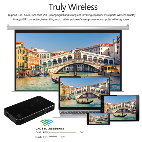 

DLP Mini Android 7.1 Projector Home Theater