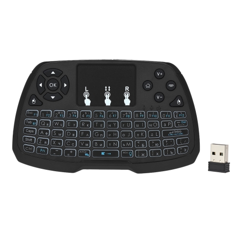 

Russian Version 4 Colors Backlit 2.4GHz Wireless Keyboard