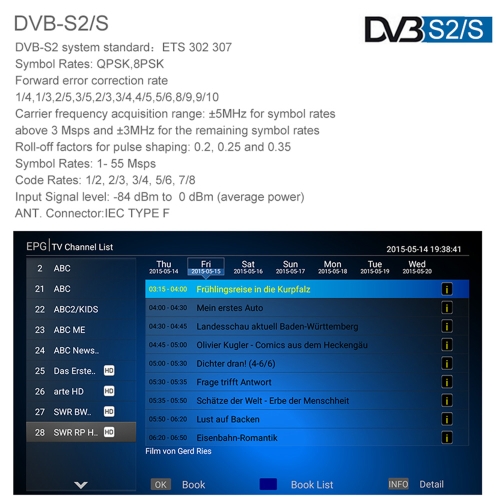 

MECOOL KII PRO Android TV BOX + DVB-S/S2 & DVB-T/T2 & DVB-C STB