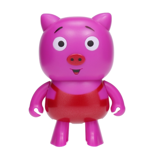 

Mini Smart Robot Pig Wireless BT Speakers Стерео звуковая коробка Hands-free W / Mic Dancing Robot Speaker для детей Cute Children Gift Toy