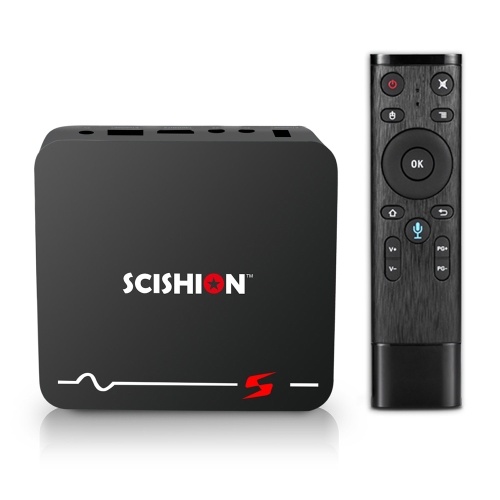 SCISHION S Android 8.1 TV Box 2GB/16GB with Voice Search