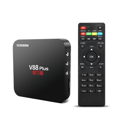 

SCISHION V88 Plus TV Box Media Player 2GB / 16GB KODI 18.0 Предварительно установленный