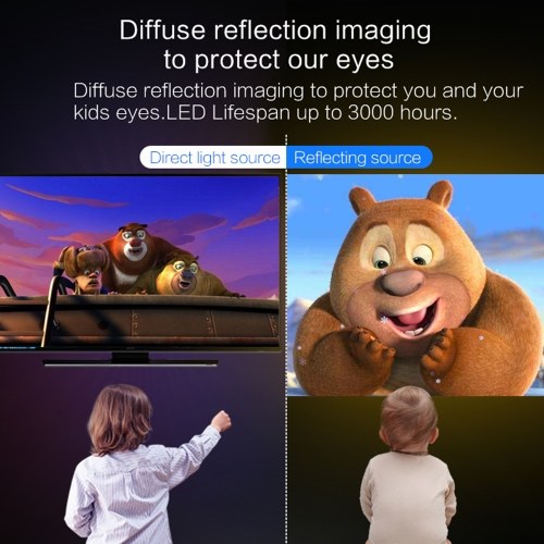 

YG200 Mini LCD Projector Home Theater 1080P 1300mAh Battery