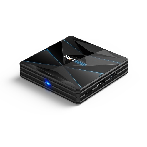 

HK1SUPER Смарт Android 9.0 TV Box Rockchip RK3318 Четырехъядерный 64-битный UHD 4K VP9 H.265 4 ГБ / 32 ГБ 2.4 Г / 5 Г Wi-Fi HD медиаплеер Пульт дистанционного управления