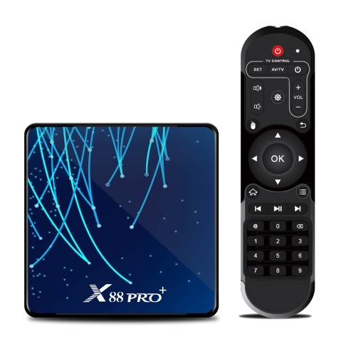 X88 PRO PLUS Android 9.0 Smart TV Box UHD 4K Media Player RK3368 4GB/64GB