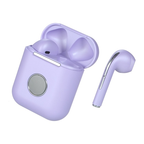

X1 Wireless BT Headphones Ergonomic Semi-in-ear Sports Earbuds with LED Display Screen Intelligent Touch Control Black