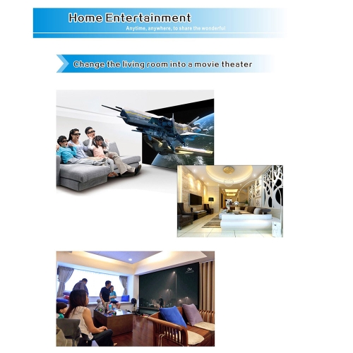 

LED-86 + Portable Full HD 1080P Projector 3000Lumens Contrast Ratio 2000:1 HD VGA USB for Business Education Personal Entertainm