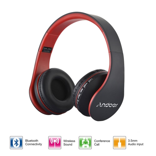 LH-811 Numérique 4 en 1 Multifonction Sans Fil Stéréo BT  3.0 + EDR Ecouteur Casque & Wired Ecouteurs avec Micro MP3 Lecteur  MicroSD / TF Musique Radio FM Mains Libres pour les Téléphones  Intelligents Tablet PC Portables