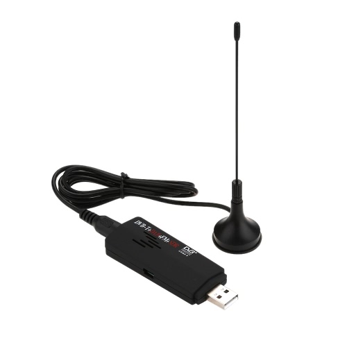 Mini Portable Digital USB 2.0 TV palo DVB-T + DAB + FM + SDR RTL2832U + R820T Soporte SDR Receptor Sintonizador