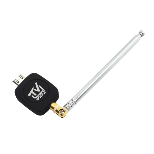 Andoer® Tragbarer Mini Mikro USB DVB-T HD TV Stimmgerät Stock Dongle Empfänger für Samsung HTC Android Tablette