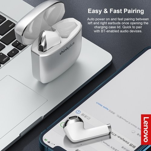 

Lenovo XT99 BT5.2 Настоящие беспроводные наушники Половина наушников-вкладышей Музыкальные наушники с микрофоном