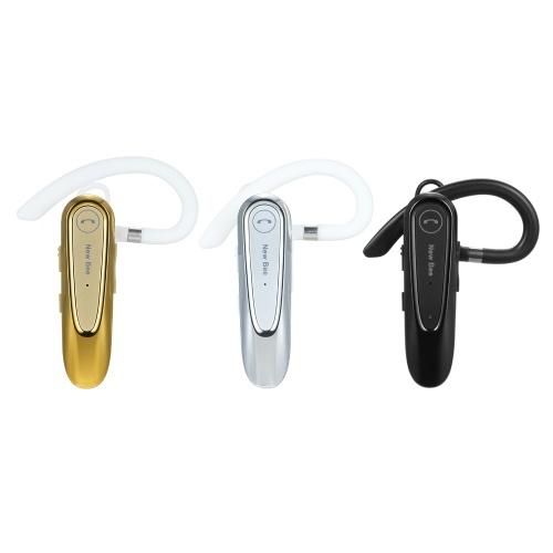 Nuevos auriculares de negocio de abeja inalámbricos de oídos BT5.0 Manos libres con doble micrófono CVC8.0 Ruido que cancela 20 horas de tiempo de conversación con gancho de oído