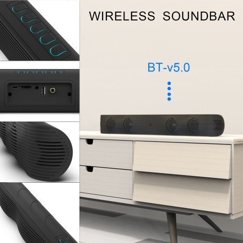 

BS-21 BT Speaker Computer TV Audio Music/Movie/News Mode Selectable Support TF card/U disk 2000mAh Battery With Remote Control